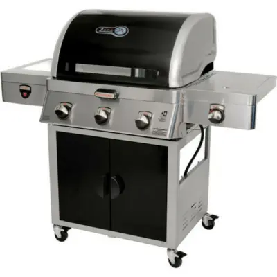 Brinkmann 3 Burner Gas Grill With Side Burner