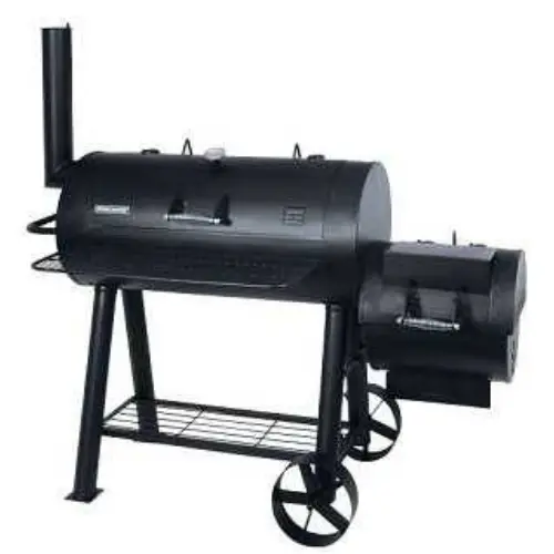 Brinkmann 855-6305-S Trailmaster Limited Edition Charcoal Grill and Offset Smoker