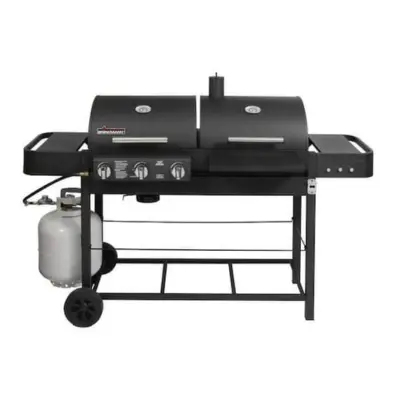 Brinkmann Dual Function Propane Gas and Charcoal Grill