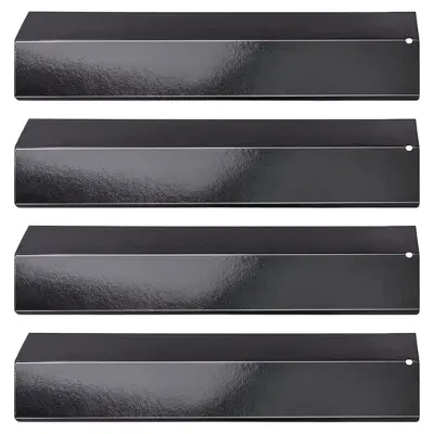 SafBbcue Grill Heat Plate Porcelain Steel Heat Shield for Brinkmann 810-3660-S 810-2512-S 810-2511-S (4 Pack)